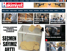 Tablet Screenshot of hakimiyetgazetesi.com